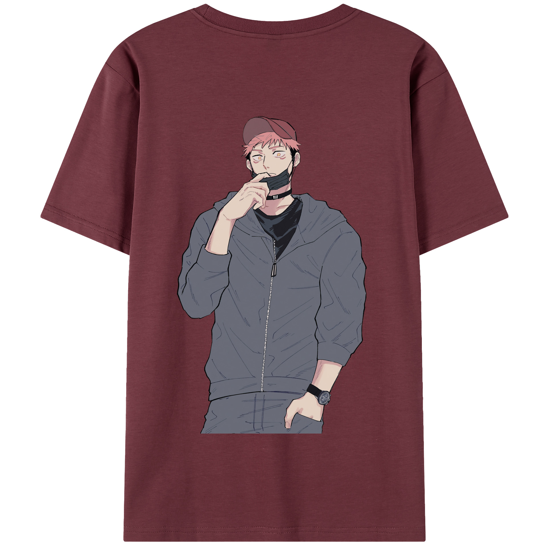 （画像用） 呪術廻戦 Jujutsu Kaisen 綿100％半袖Tシャツ（背面プリント）